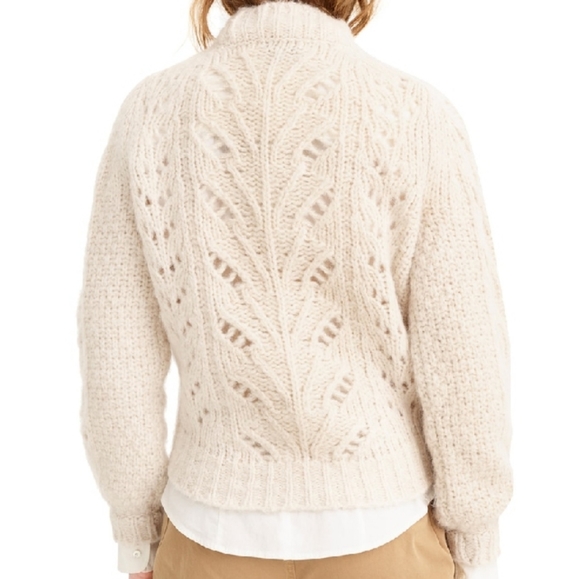 J Crew Point Sur Pointelle Sweater - Picture 5 of 13